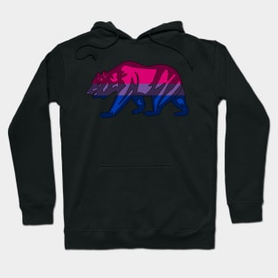 Bisexual Pride Bear Hoodie